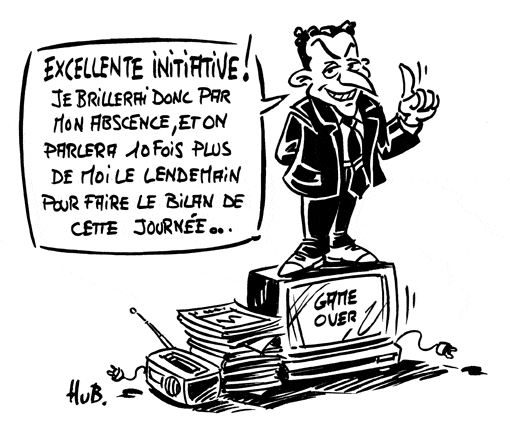 Une journée sans Sarkozy dans les médias prévue pour le 30 novembre…