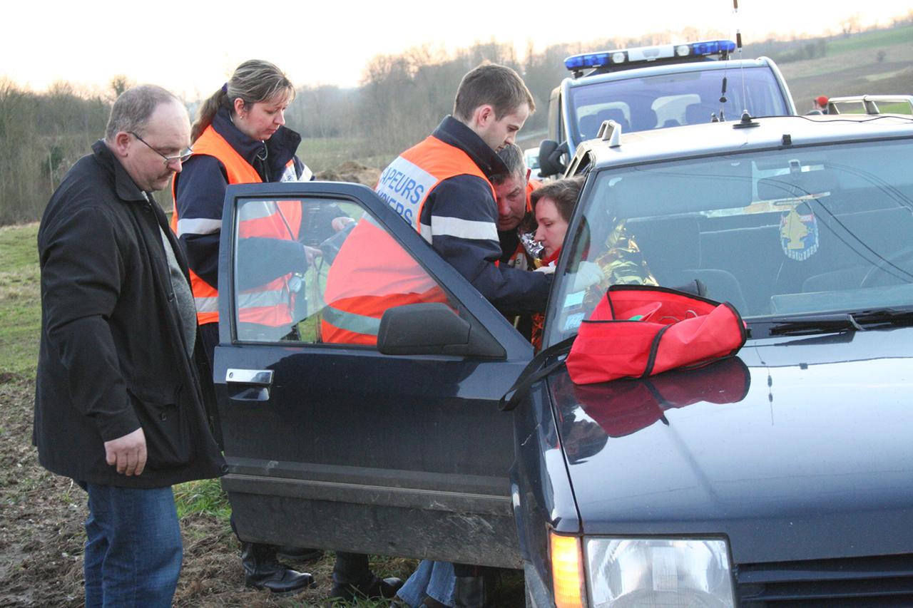 Accident de la route: Plus de peur que de mal