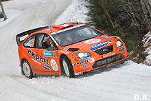 Rallye de Suède WRC : Triplé Ford, Loeb K.O et Hirvonen leader