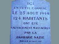 MAILLE : Les 124 victimes du village martyr, pour le devoir de mémoire.