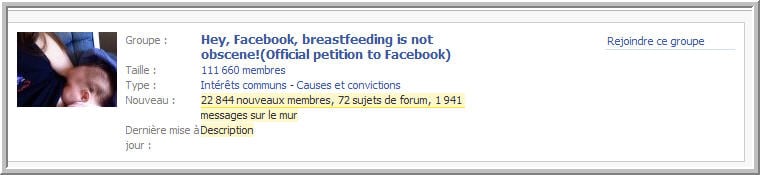 Des seins sur Facebook: censure ou pas ?