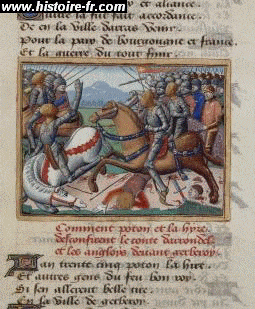 Une reconstitution de la bataille historique de 1435, à Gerberoy