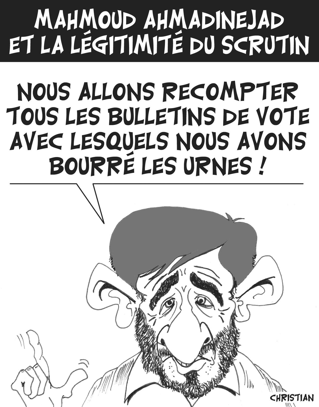 Mahmoud-Ahmadinejad et la légitimité du scrutin