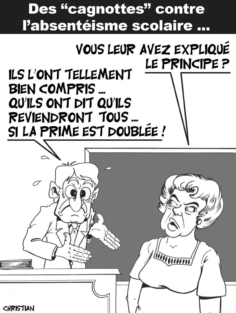 Prime à l’école …