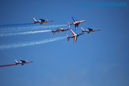 La Patrouille de France à Toulon ce 14 août 2010