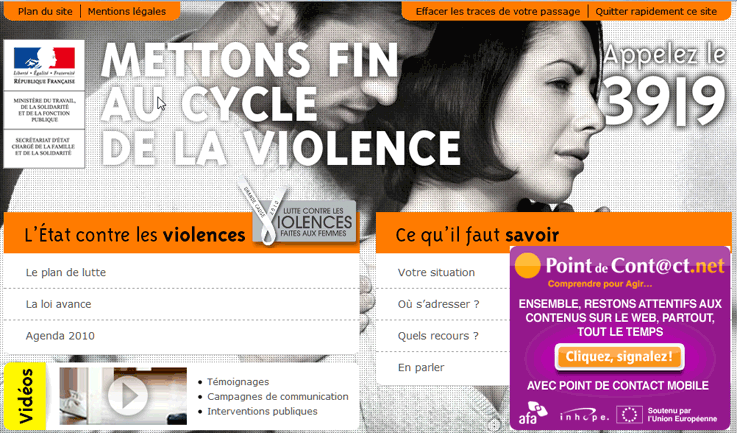 Violences faites aux femmes : l’incitation prend le « relai » Internet