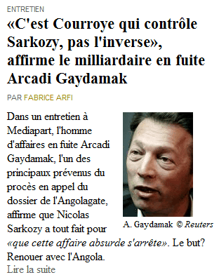 Gaydamak : la Chiraquie contrôle Sarkozy