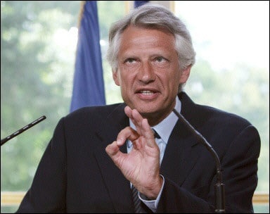 DOMINIQUE DE VILLEPIN , OU « LA FOLIE DES GRANDEURS » !!