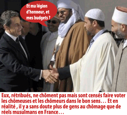 Sarkozy : l’immonde retape des musulmans