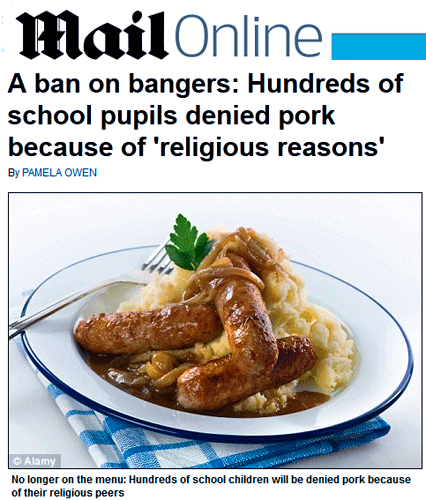 Bang-bang, à l’halal ! Les cantines britanniques au regime