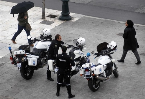 La restructuration des services de police à Athènes