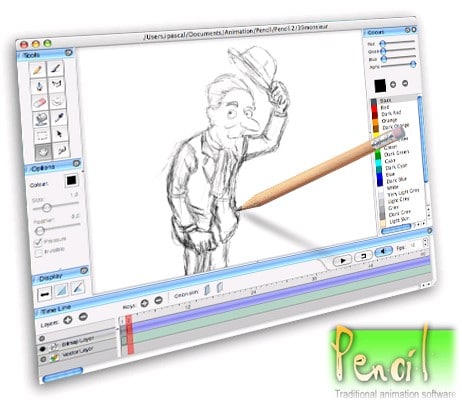Pencil animation: du papier à l’ordinateur.