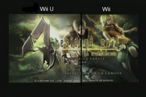 Comparaison Resident Evil 4 sur Wii U et Wii