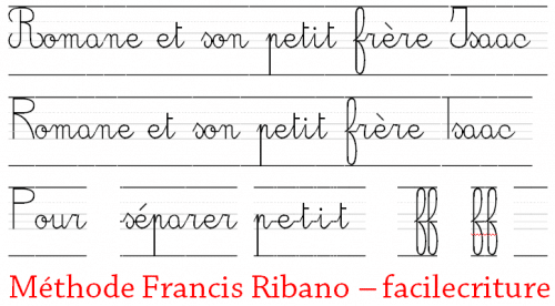Apprentissage de l’écriture : la méthode Francis Ribano…