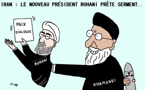 Iran :  le  nouveau  président  a  prêté  serment . .