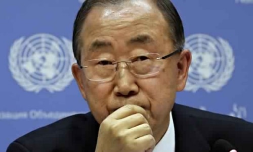 Une marche  » verte  » contre Ban Ki-moon