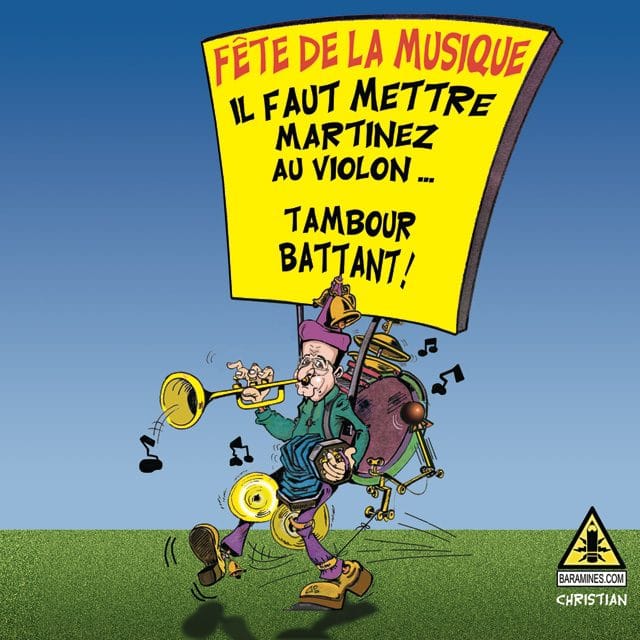 Cacaphonie autour d’une manif, pour la Fête de la musique ….